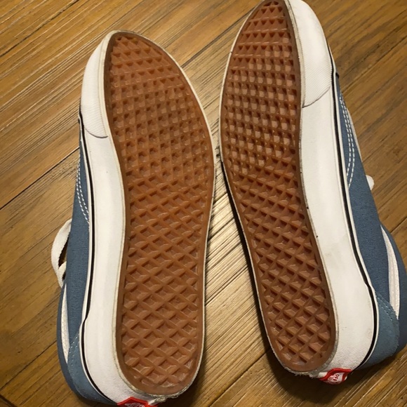 Blue vans with laces only wore once! - Picture 3 of 5